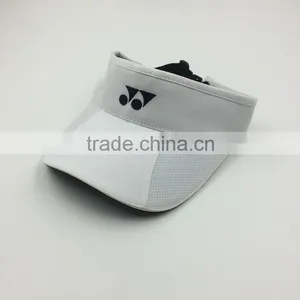 Custom Design Fashion 100% Cotton White Sun Visor With Embroidery thumbnail-3