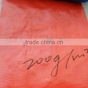 200g Blue/orange Polyethylene Tarpaulin Sheet With Rope and Eyelet thumbnail-1