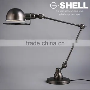 Industrial LED Adjustable Swing Arm Desk Light thumbnail-3