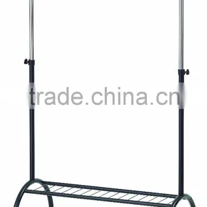 Single Garment Rack Clothes Drying Rack Stand U Shape Base thumbnail-1