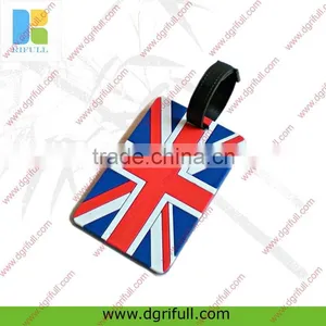 National Flag Style Silicone Luggage Tag thumbnail-1
