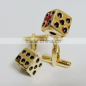 Cufflink for Promotion, Quality Cufflinks With Gold Plating thumbnail-1