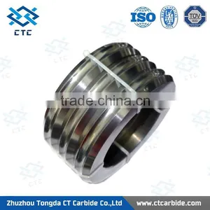 New Design Cemented Carbide Cold Ring Used in Reinforcement Wire Cold Rolling thumbnail-1