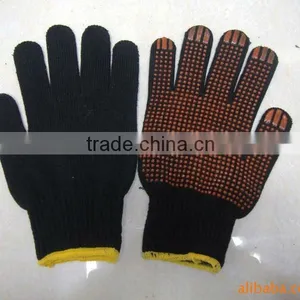 Machine Knit Glove With Dots thumbnail-1