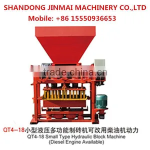 Electric or Diesel Engine Block Machine,Hollow Block Making Machine With Conveyor Belt thumbnail-1