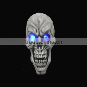 Foam Haning Skull Faces Halloween Decor thumbnail-1