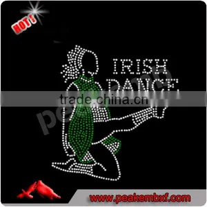 Hotfix Irish Dancing Transfer Design Motifs Stones for Clothing thumbnail-1