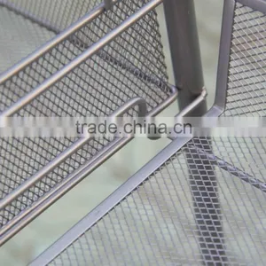 44.2*23.2*76.6cm Three Layers Metal Oil Painting Trolley With 4 Wheels thumbnail-4