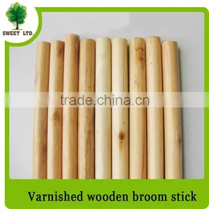 2016 Factory Price Varnished Wood Stick/Wooden Brush Handle for Sweeping Tools thumbnail-2