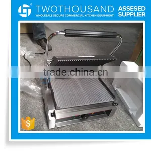Single Head Commercial Electric Panini Contact Grill, Panini Griddle thumbnail-1
