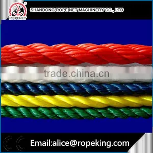 Automatic High Quality pp Film Rope Making Machine M :0086 15163879588 Email:alice@ropeking.com thumbnail-1
