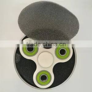 ABS White Plastic Holder Ball Bearing Full Zro2 Ceramic Bearing 608 Green Seal Hand Spinner Fidget Toy thumbnail-3