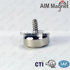 D13x17mm Pot Magnet With Threaded Stem for Key Holder thumbnail-1
