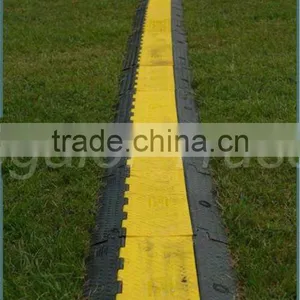Big Loading 3 Channel Yellow and Black Cable Protector/guard Ramp thumbnail-6