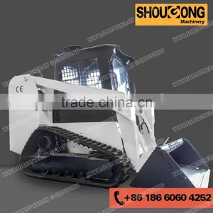 45HP to 75HP New EPA IV Engine Hydraulic Wheeled Tracked Mini Skid Steer Loader for Sale thumbnail-1