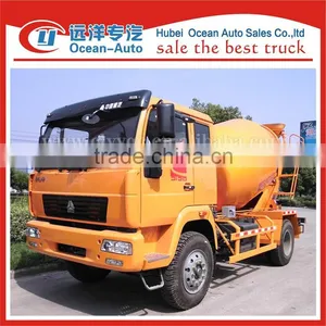 SINOTRUK 6cbm Concrete Mixer Truck With 4*2 Driver thumbnail-1
