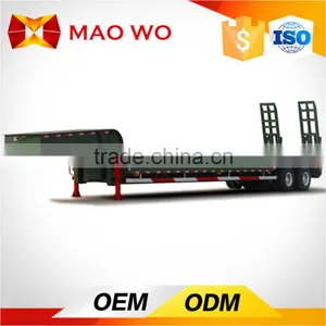 Factory Price 40T Heavy Duty Low Bed Car Carrier Truck Trailer thumbnail-4