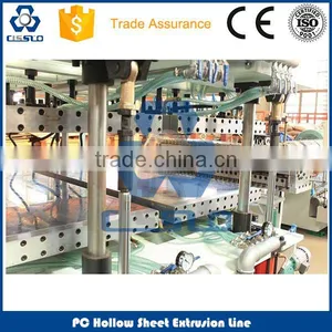 CE STANDARD HIGH CAPACITY GOOD PERFORMANCE POLYCARBONATE HOLLOW PROFILE MAKING MACHINE thumbnail-3