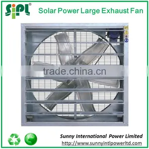 Solar Panel Powered Poultry Farm Equipment Large Exhaust Fan With Battery thumbnail-1