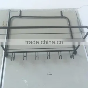 School Home Over Door Hanger Shelf With Hooks and Clothes Drying Rack thumbnail-1