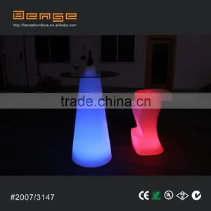 Led Glass Bar Table Party Cocktail Tables Wholesale Led Bar Desk thumbnail-4