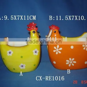 Duck Design Ceramic Napkin Holder-dolomite Chicken Shape Napkin Holder thumbnail-1