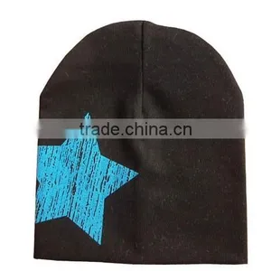 2015 Star Printed New Newborn Cotton Infant Hats Toddler Girl Boy Hat Baby Cap Cute Beanie Cotton Kid Hats 17 Colors thumbnail-5