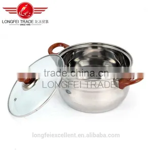 Heat Insulation Handle Stainless Steel Soup Pot Set/cooking Pot/camping Pot thumbnail-3