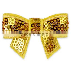 Wholesale Fashion Girls Hair Decorations Hair Bows Girls Boutique Hot Pink Sequin Bow thumbnail-5