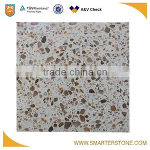 Factory Customised Artificial Quartz Stone Yellow Quartz Stone thumbnail-1