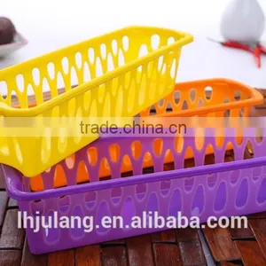 Useful Mini Plastic Storage Basket / Slim Plastic Basket thumbnail-1