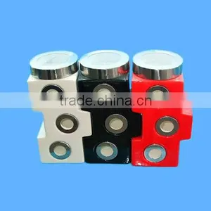 Unique Ceramic Coffee Canister Jar With Stainless Steel Lid thumbnail-1