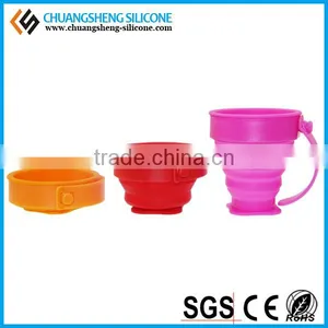 Foldable Silicone Cup, Folding Cup, FDA Beer Cup thumbnail-5