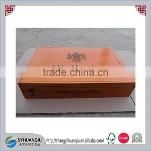 Custom Order Luxurty Large Wooden Whiskey Wine Box With Engraved Logo thumbnail-1