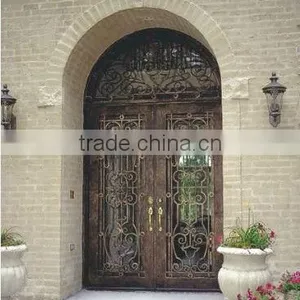 Bisini European Gorgeous Style Galvanize Wrought Iron Door (BG90050) thumbnail-1