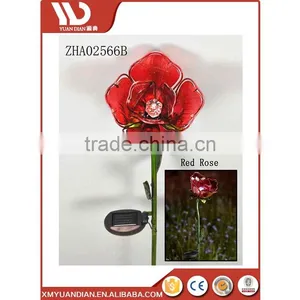 Rose Yard Stake Garden Decoration Yard Stake Led Solar Light thumbnail-1