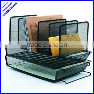 Office Metal Mesh Desk Stacking Stationery Tray thumbnail-1