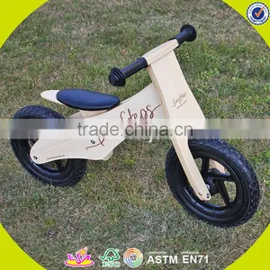 Оптовая продажа новейших деревянных велосипедов-балансировок для младенцев 2017 года. Лесной деревянный велосипед-балансировок для детей W16C156 thumbnail-1