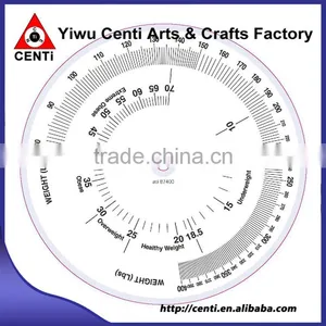 Custom Imprinted Plastic 2 Wheel BMI Calculator thumbnail-3