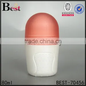 80ml Blue Cap Plastic Roll on Bottle Skin Care Plastic Roll on Deodorant Empty Bottle thumbnail-4