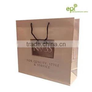Hot Fashion Cotton Rope Handle Plastic Carrier Bag thumbnail-2