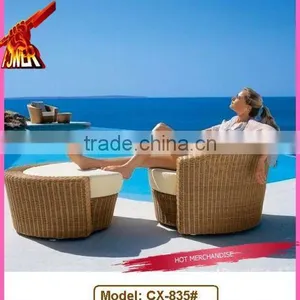 Rattan Sofa Set Footrest thumbnail-1