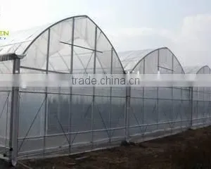 8mm Thickness Multi Span Polycarbonate Greenhouse With Cooling Pad thumbnail-1