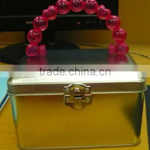 Metal Toy Box With Plastic Pearl Handle thumbnail-1
