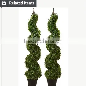 Chinese Artificial Topiary Grass Boxwood Decorative Tree for Garden thumbnail-5