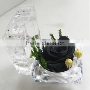 Cheap Artificial Single Preserved Rose Flower Wedding Decoration thumbnail-3