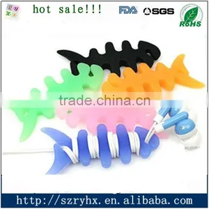 Promotional Gifts Silicone Cable Winder thumbnail-1