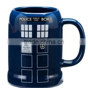 2016 New Design DOCTOR WHO TARDIS 20 OZ. CERAMIC STEIN thumbnail-1