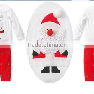 Wholesale Children Christmas Boutique Clothing Lovely and Cute Baby Chirstmas Tree Clothes New Year Clothing thumbnail-5