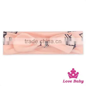 Silkmilk White Fabric Printed Black Spider Web Happy Girls Headbands Accessories thumbnail-2